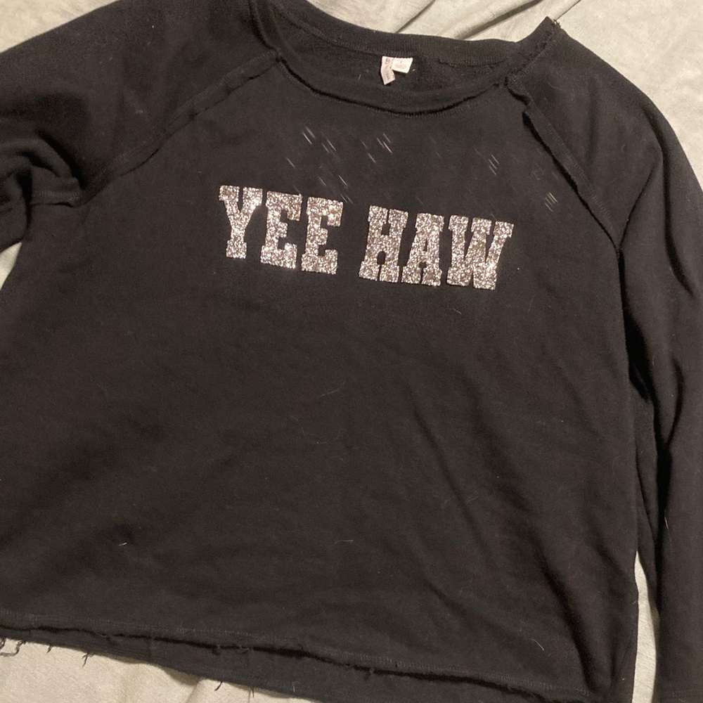 Cato Black Yee Haw Sweatshirt